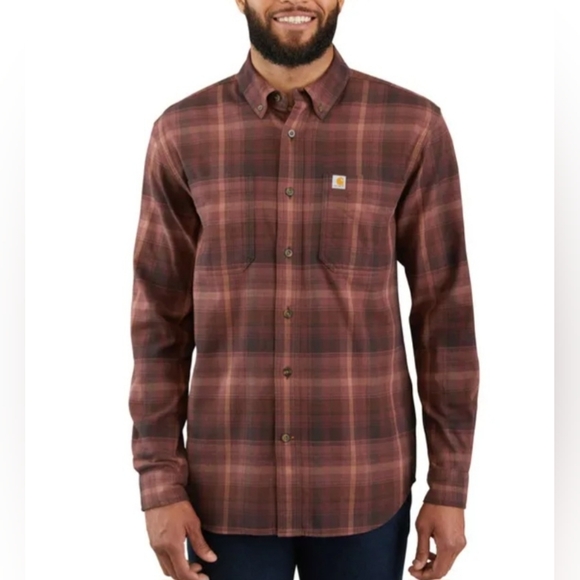 Carhartt Other - Carhartt Men's Rugged Flex Hamilton Plaid Buttun Down Flannel Shirt. M